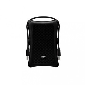 Silicon Power External Hard Drive HDD Armor A30 1TB USB 3.0, black/armored