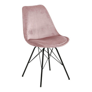 Chair Eris, velvet, pink