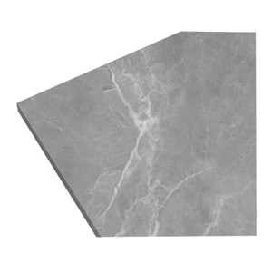 GoodHome Laminated Kitchen Worktop Algiata 62 x 2.2 x 300 cm, grey marble