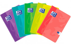 Notebook A4 32 Pages Lined Oxford Sweet 10pcs, assorted