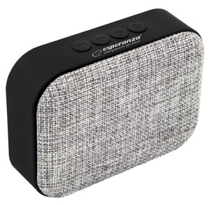 Esperanza Bluetooth Speaker with FM Radio Samba, grey