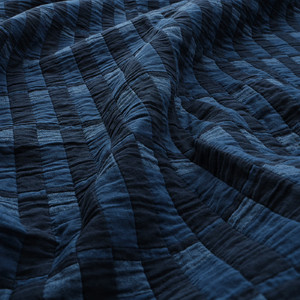 SKOGSKOVALL Bedspread, blue, 160x250 cm