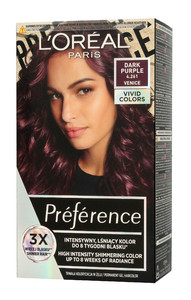 L'Oreal Preference Vivid Colors Permanent Gel Haircolor 4.261 Dark Purple (Venice)