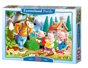 Castorland Children's Puzzle Three Little Pigs 60pcs 5+