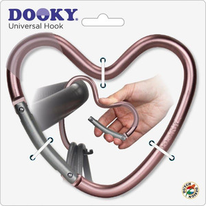 Dooky Heart Hook Matt Pink