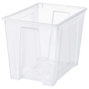 SAMLA Box, transparent, 56x39x42 cm/65 l