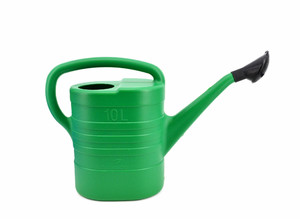 Watering Can 10 l, plastic, green