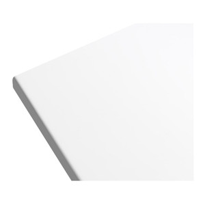 GoodHome Bathroom Countertop Marloes 80 x 45 cm, white