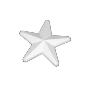 Styrofoam Star Christmas Ornament for Decoration