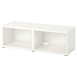 BESTÅ TV bench, white, 120x40x38 cm