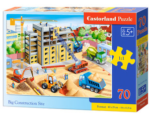 Castorland Children's Puzzle Big Construction Site 70pcs 5+