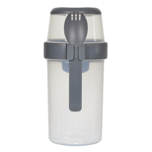 Lunch Box with Dividers, grey
