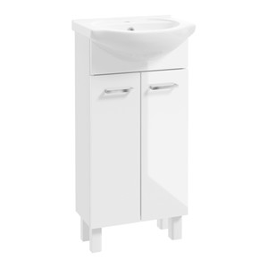 Deftrans Cabinet with Wash-Basin Sat 40 cm, white