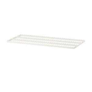 BOAXEL Wire shelf, white, 80x40 cm