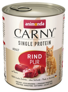 Animonda Carny Single Protein Adult Beef Wet Cat Food 800g