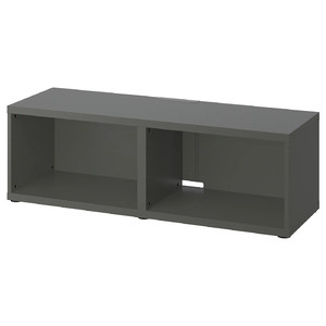 BESTÅ TV bench, dark grey, 120x40x38 cm