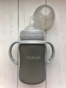 Bo Jungle B-Thermo Bottle Silicone Glass 150ml Grey