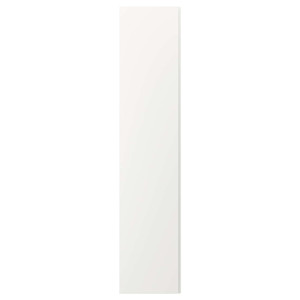 VIKANES Door with hinges, white, 50x229 cm