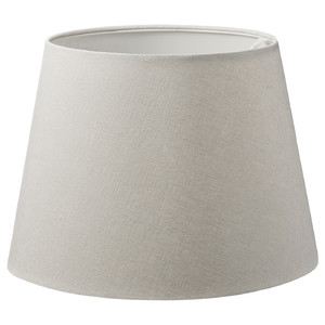 SKOTTORP Lamp shade, light grey, 42 cm