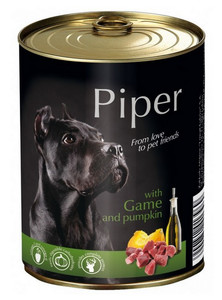 Piper Wet Dog Food Game & Pumpkin 800g
