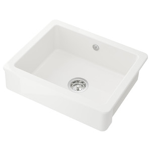 HAVSEN Sink bowl with visible front, white, 62x48 cm