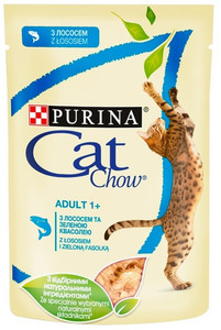 Purina Cat Chow Cat Food Adult Salmon with Green Beans 85g
