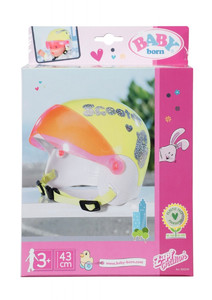 Zapf Scooter Helmet for Baby Born Doll 43cm 3+