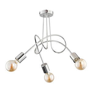 Pendant Lamp Tango 3 x 60W E27, chrome