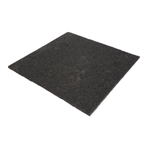 Anti-Vibration Washing Machine Mat Diall 60 x 60 x 1.5 cm, black