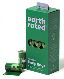 Earth Rated Eco Poop Bags 21x15pcs, lavender