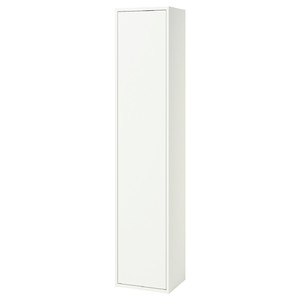 HAVBÄCK High cabinet with door, white, 40x35x195 cm