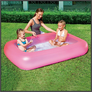 Bestway Inflatable Children's Pool 165x104x25cm, assorted colours pink/blue, 3+