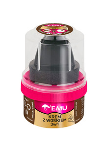 EMU Instant Shine Shoe Cream with Wax 3in1 50ml, brown