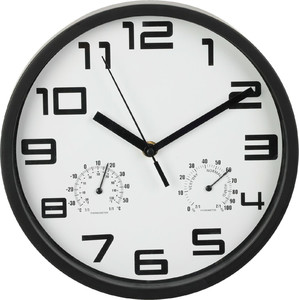 Wall Clock Hampton 25cm, white