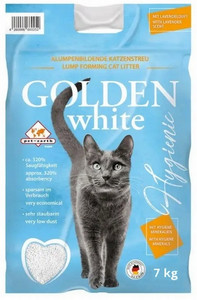Golden Grey White Cat Litter Lavender 7kg