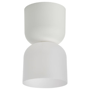 HAMNFYR Ceiling lamp, white, 14 cm