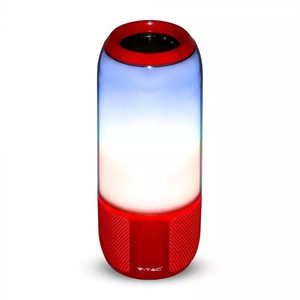 V-TAC Speaker Light LED Bluetooth, red