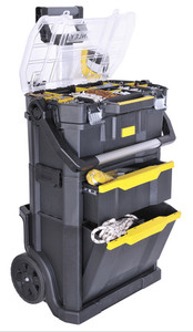 Stanley Toolbox with Wheels Without Tools 2in1