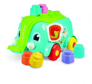 Clementoni Baby Elephant with Blocks 10m+