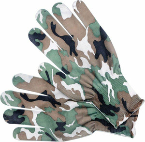 FLO Garden Gloves Size 8, type B, camo