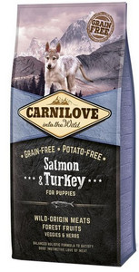 Carnilove Dog Food Salmon & Turkey Puppy 12kg