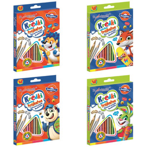 Bambino School Coloured Pencils Triangular 18pcs