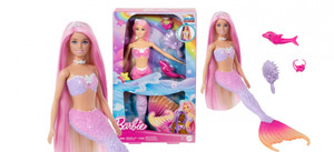 Barbie Malibu Mermaid Doll With Color Change Feature HRP97 3+