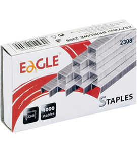 Eagle Professional Office Staples Eagle 23/8 20-40 Sheets 1000pcs