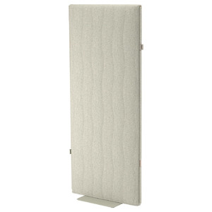 MITTZON Acoustic screen, floor standing, Gunnared beige, 70x157 cm