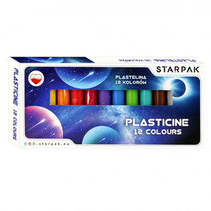 Starpak Plasticine 12 Colours Space