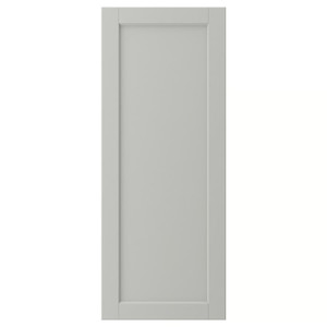 LERHYTTAN Door, light grey, 40x100 cm