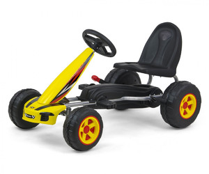Milly Mally Go-kart Viper Yellow 3+