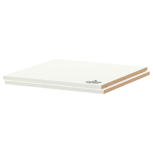 UTRUSTA Shelf, white, 60x60 cm, 2 pack