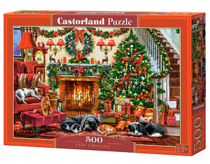 Castorland Christmas Jigsaw Puzzle Cozy Fireplace 500pcs 9+